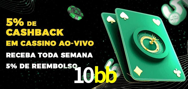 Promoções do cassino ao Vivo 10bb